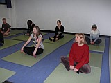 Zur Entspannung wurde ein  Yoga-Kurs angeboten