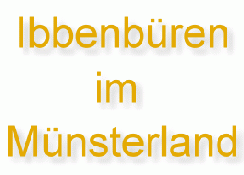 Ibbenbüren im Münsterland - Textgrafik